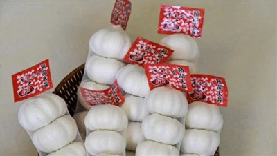 4 -stks knoflook in tas